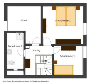 Grundriss Obergeschoss Rehwiese 21
